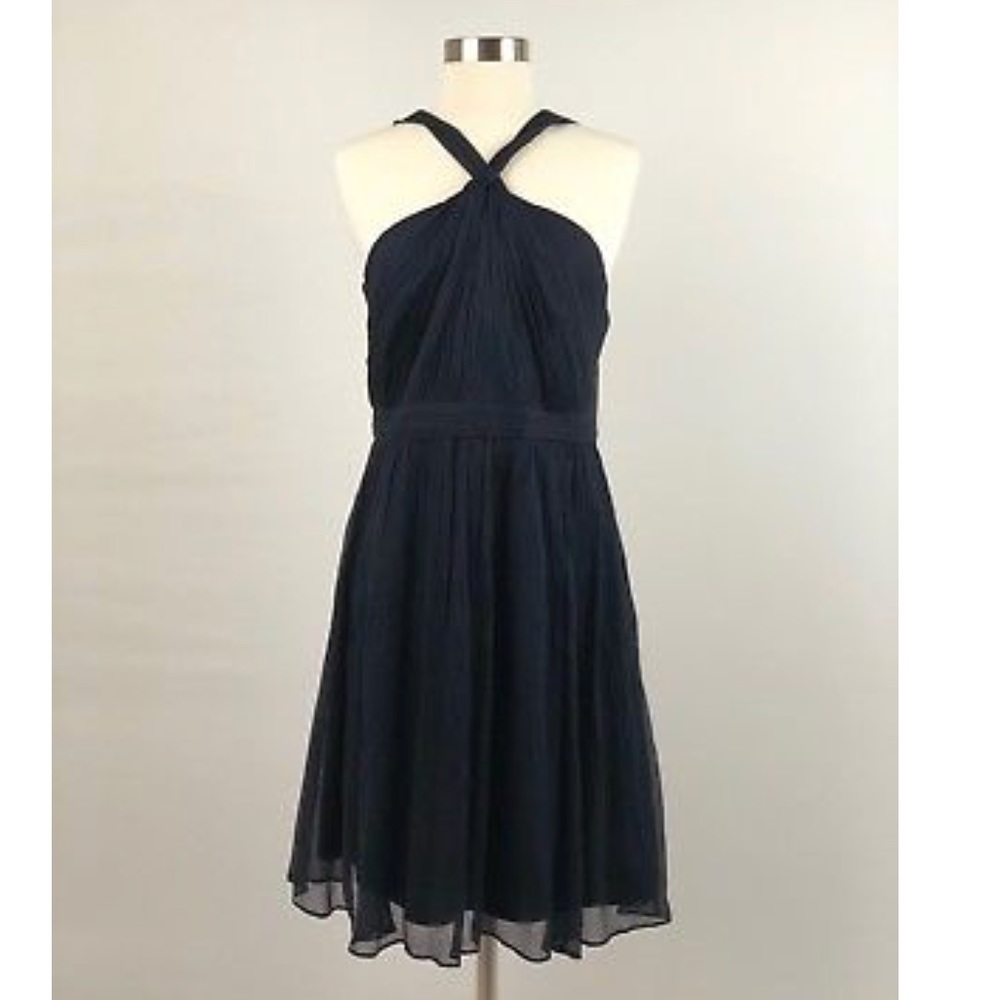 NWT J. Crew Sinclair silk chiffon dress